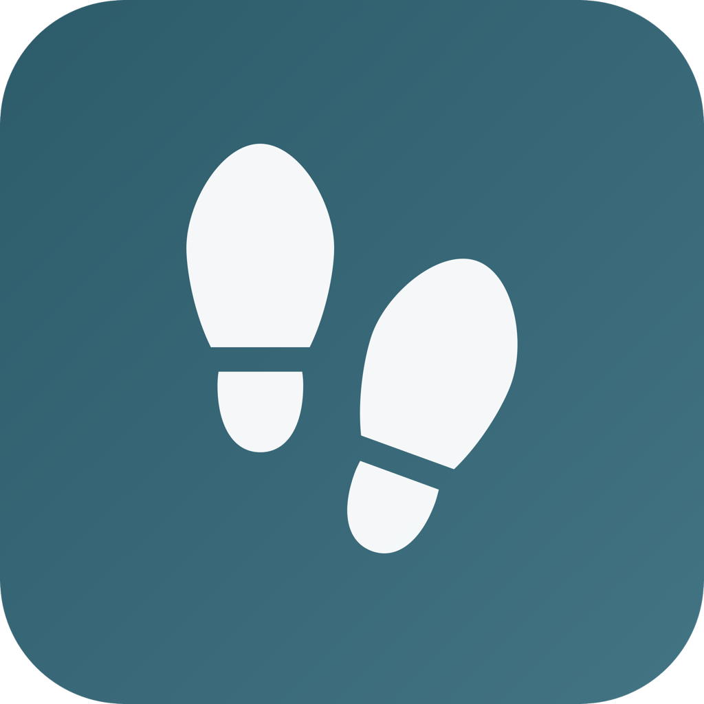 Footprint app icon